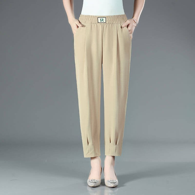 Cool Ice Silk Harem Pants for Women