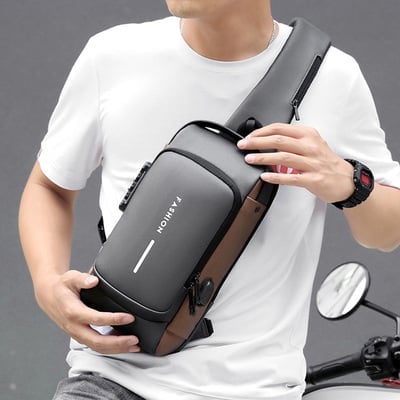 USB charging sport sling  Anti-theft shoulder bag(Buy 2 Free Shipping)